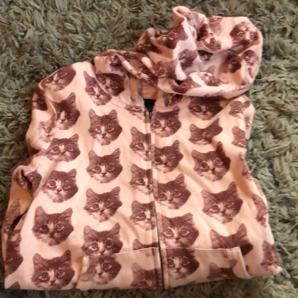 Girls zip up hoodie